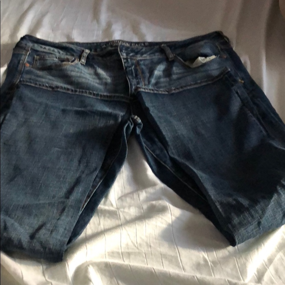 American Eagle skinny kick jeans